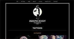 Desktop Screenshot of herzblut-tattoo.de